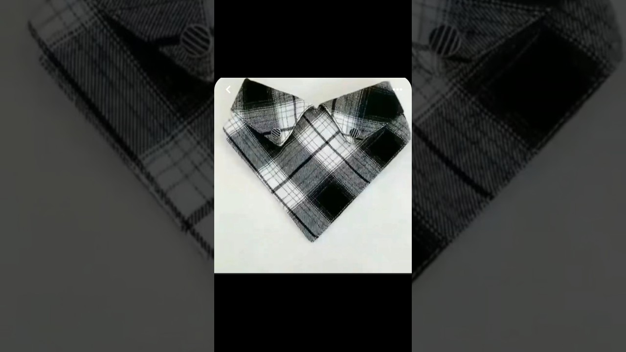 DIY Detachable Collar /Cutting and Sewing 