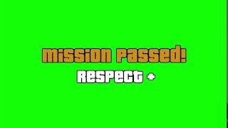 Скачать 🔥 «Мем: Mission Passed (GTA San Sandreas) - Футаж на Зеленом Фоне»