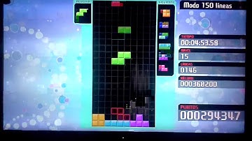 Tetris 99 Marathon mode - I  ended up with a perfect clear!