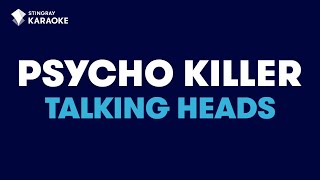 Video thumbnail of "Psycho Killer - Talking Heads | KARAOKE WITH LYRICS"