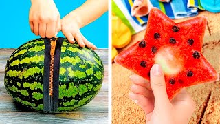 IMPRESSIVE HACKS FOR PEELING FRUITS AND VEGETABLES