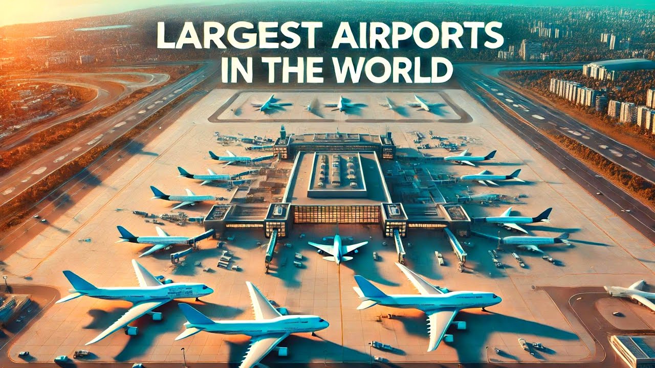 ️ Largest Airports in the World by Area (Top 10) I Aviation2304 # ...