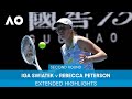 Iga Swiatek v Rebecca Peterson Extended Highlights (2R) | Australian Open 2022