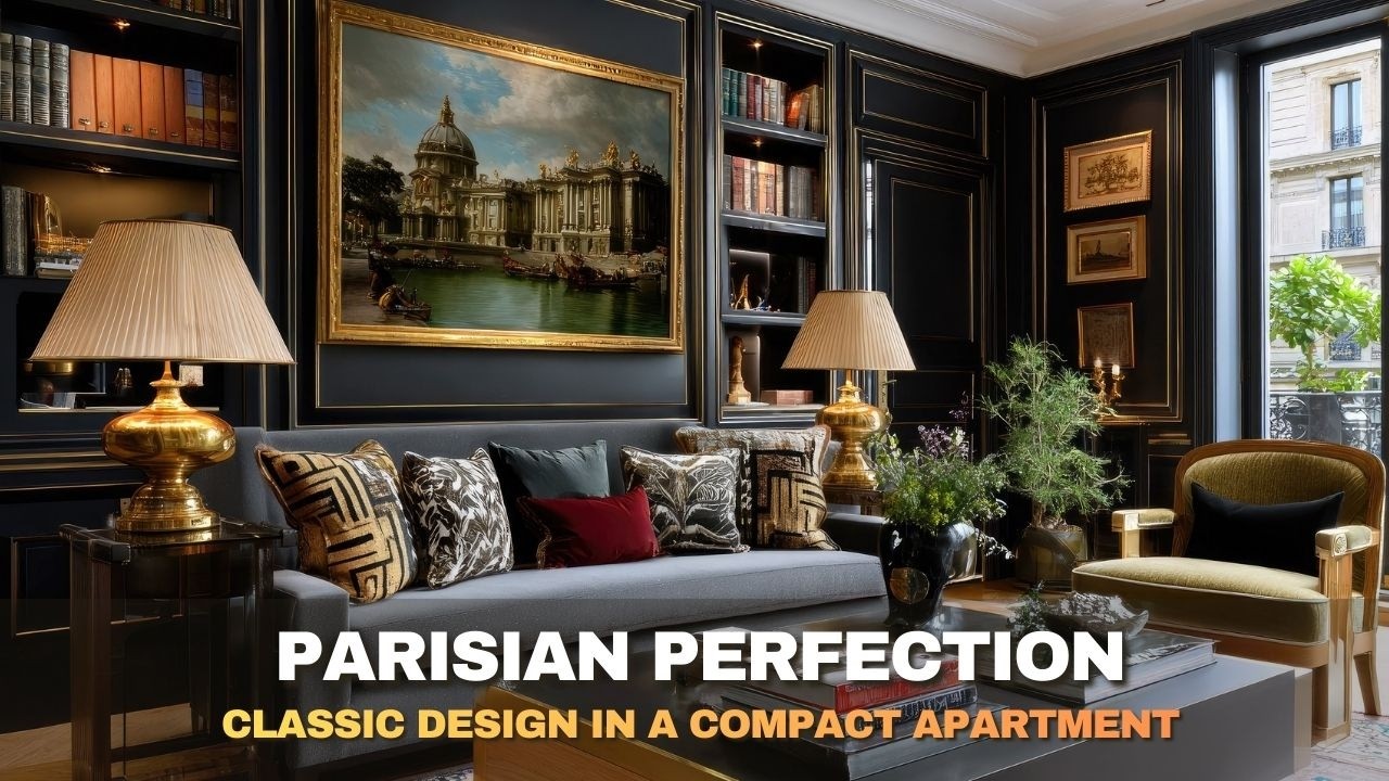 Parisian Small Apartment Interior — How a Small Space Transforms into Timeless European Luxury