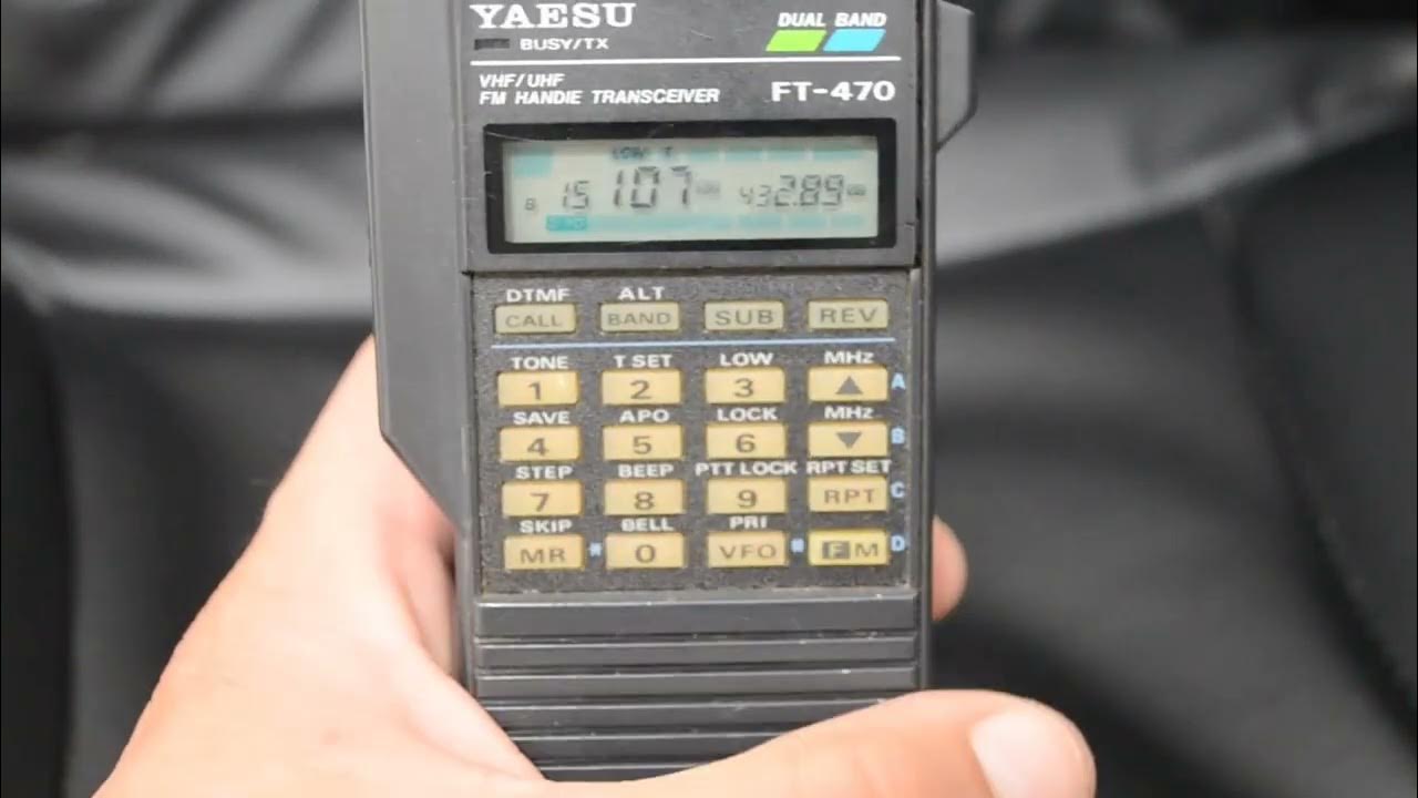 Yaesu FT470 Scanning YouTube
