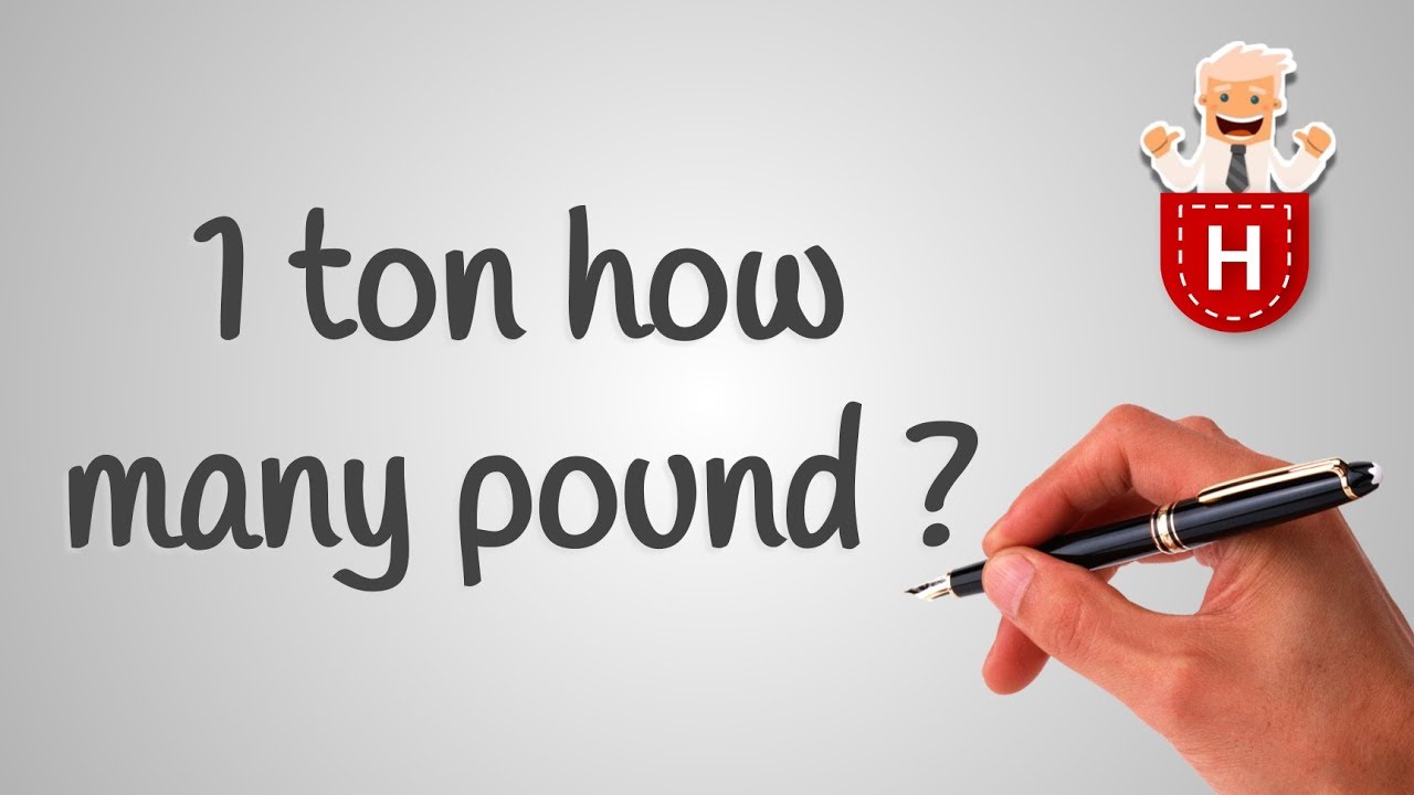 How Many Pounds Is 1.5 Tons