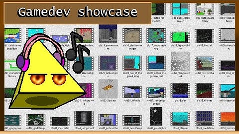 Highly compressed footage of 50 Game maker 8 games I never finished