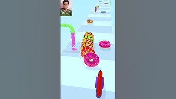 Donut Stack 3D 🥟😸👩‍🦱 IOS Android Gameplay Walkthrough Levels #1 APC9A LACI8