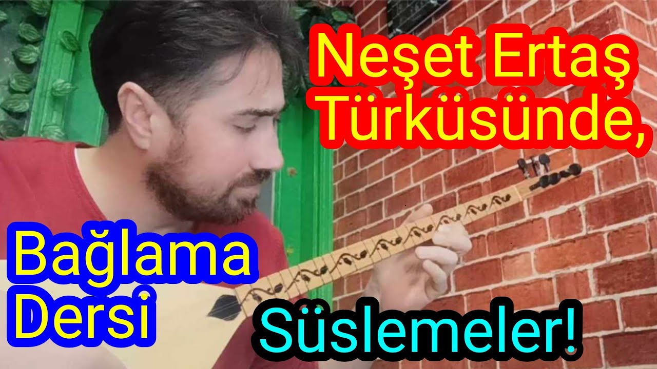 Türküyü Süslemeli Çalmak. (Gönül Dağı-Neşet Ertaş) #bağlamasolfej #saz #türkü #neşetertaş