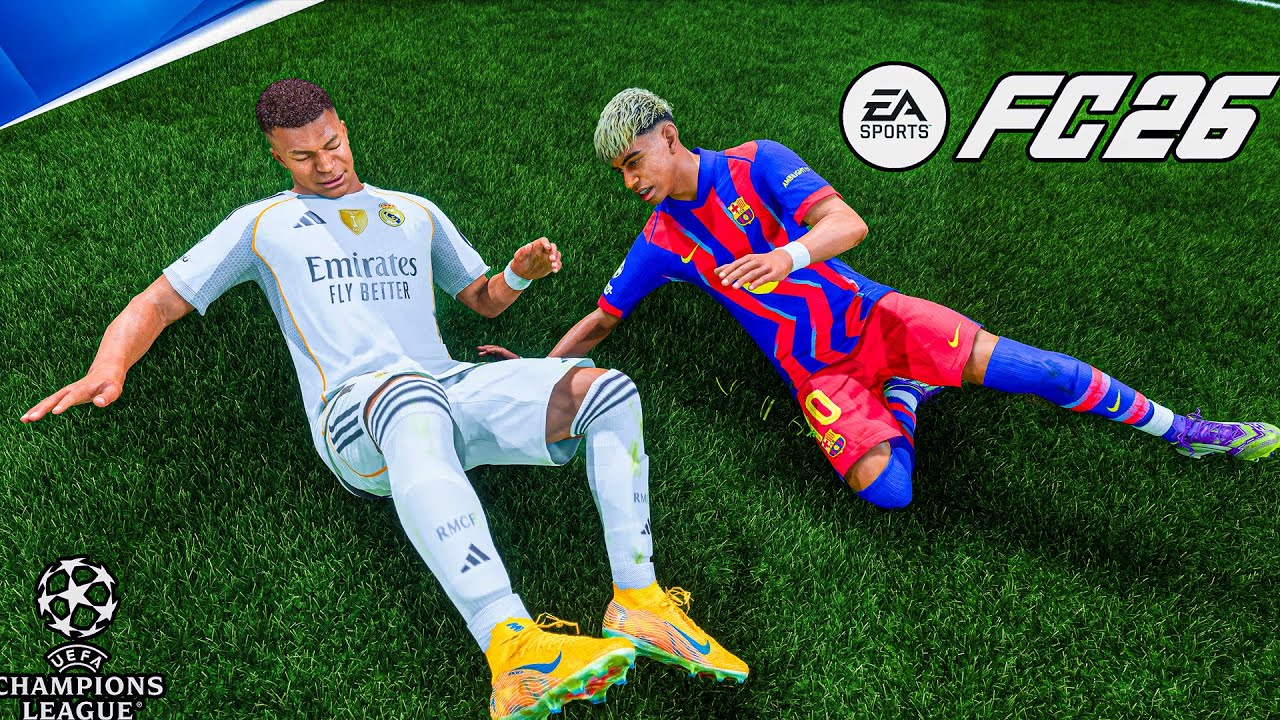 Real Madrid vs Barcelona | UEFA Champions League | FC 26 PC™ Gameplay | 4K60FPS PCTM
