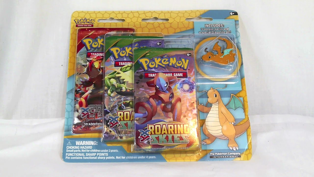 Unboxing: Pokémon TCG - GameStop Exclusive Dragonite Pin Blister Pack ...