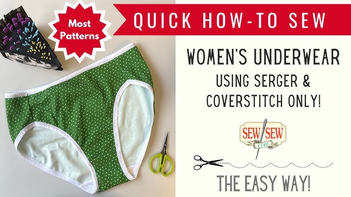 How To Sew Super Easy Fashionable DIY Panties With Downloadable