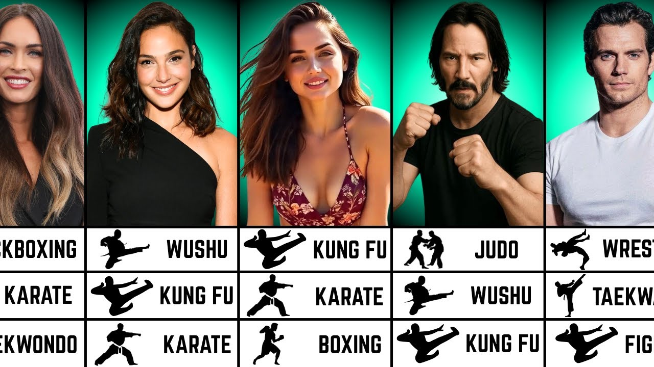 Актеры с серьезными навыками боевых искусств в реальной жизни