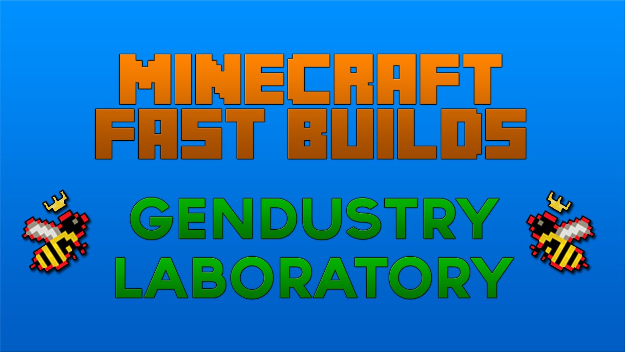 Gendustry Laboratory - Minecraft Fast Builds #1