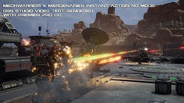MechWarrior 5: Mercenaries Instant Action No Mods Video Test #3