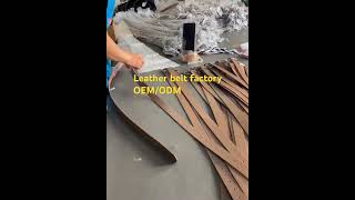 Packing leather belts for customer #belt #beltmaking #oemfactory #customerservice #packing #leather