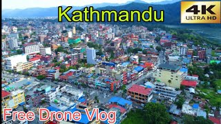 About The City Of Kathmandu in Nepal || Kathmandu City Drone View