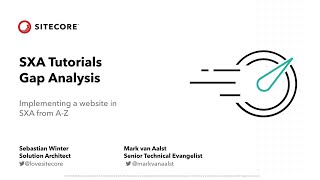 SXA Tutorial Series (ep2): Gap Analysis