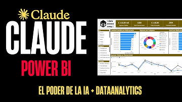 CLAUDE AI + POWER BI: Dashboard COMPLETO| IA Genera el Informe PASO A PASO | 5 Gráficos + DAX