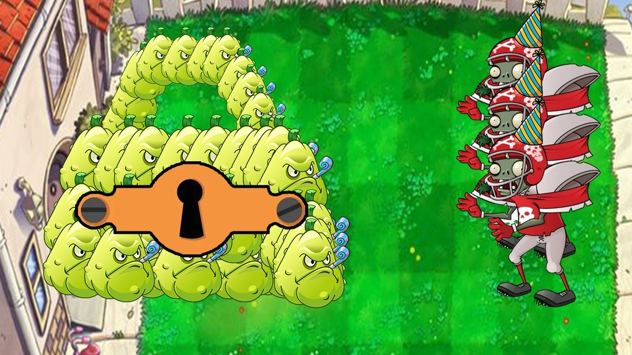 SQUASH PARTY HACK 100% PLANTS VS ZOMBIES