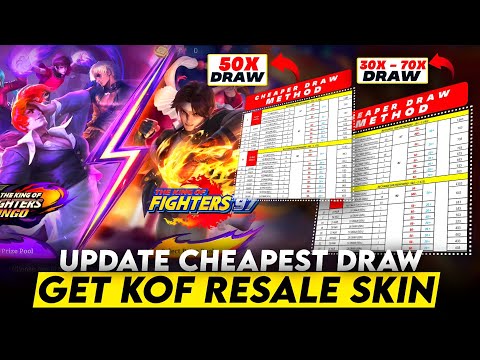 UPDATE 3 CHEAP DRAW METHODS TO GET KOF SKINS | KOF BINGO & KOF ’97 RESALE EVENT MLBB