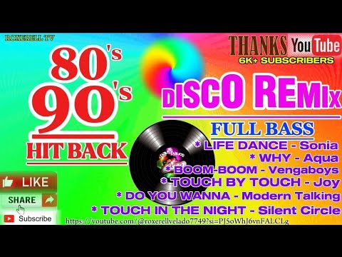 BEST OF 80's 90's HIT BACK || DISCO REMIX || FULL BASS || NONSTOP DISCO ...