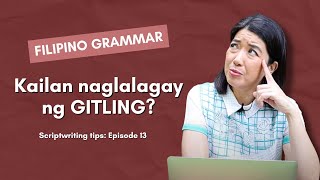 Tutorial: Filipino Grammar (Kailan Naglalagay ng Gitling?)