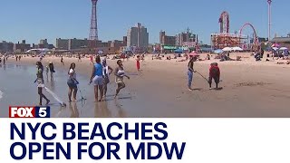 New York City's beaches open for Memorial Day Weekend