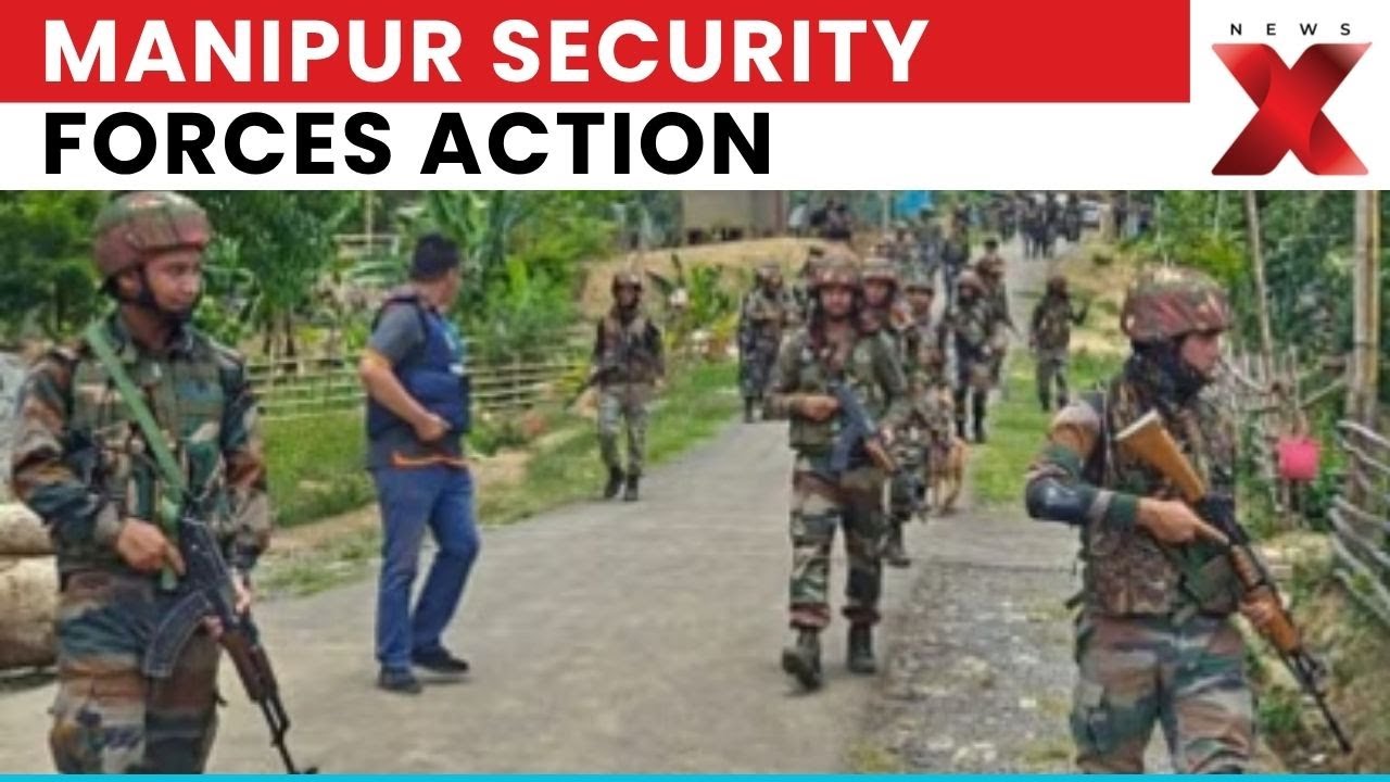 Manipur Security Forces Arrest KCP PWG Cadre in Imphal West, Arms Seized | NewsX