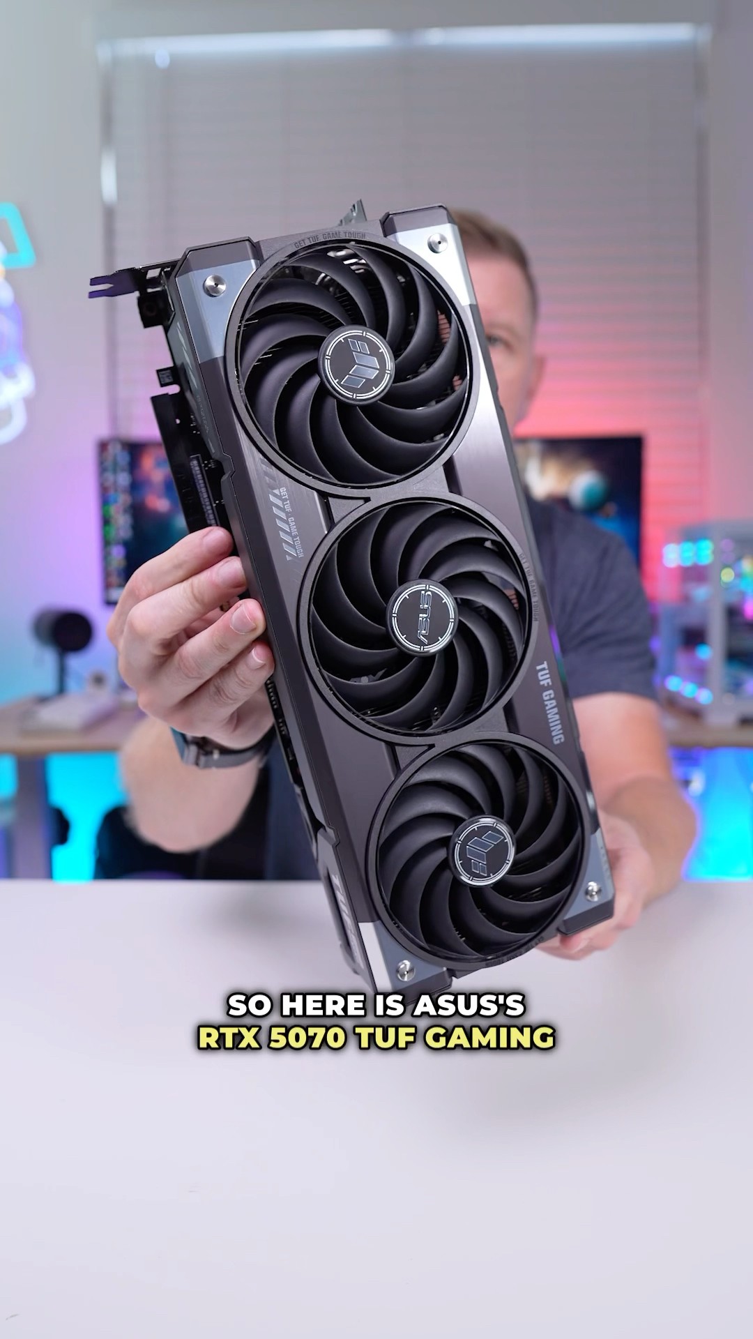 Unboxing the ASUS TUF Gaming RTX 5070 OC Edition Graphics Card