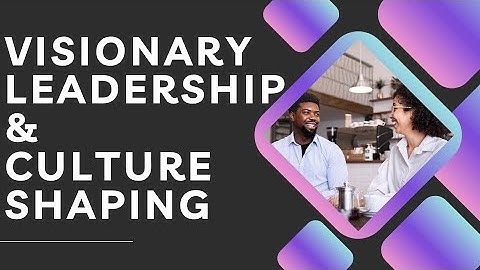 VISIONARY LEADERSHIP & CULTURE SHAPING: ALIGNING PURPOSE, PEOPLE & PERFORMANCE