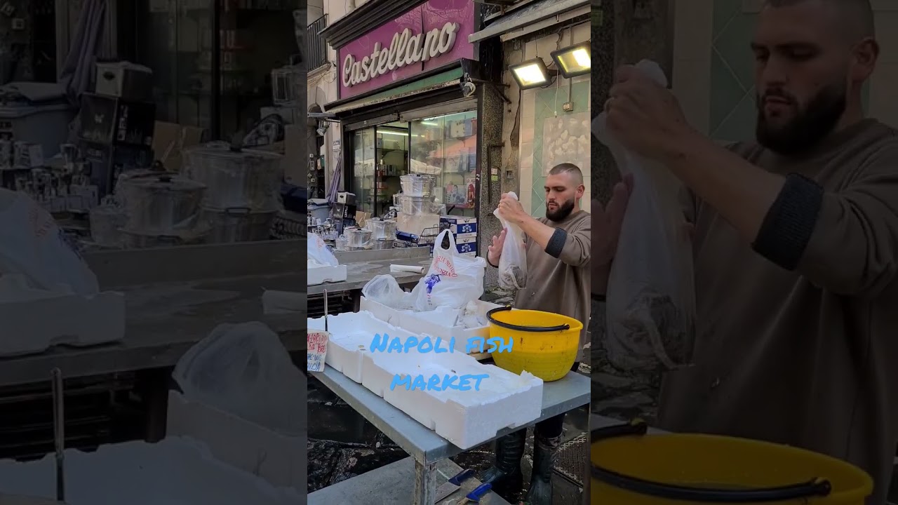 napoli fish market 🐟 