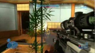 Halo Reach: Game Ending No-Scope Double Kill. Nasty
