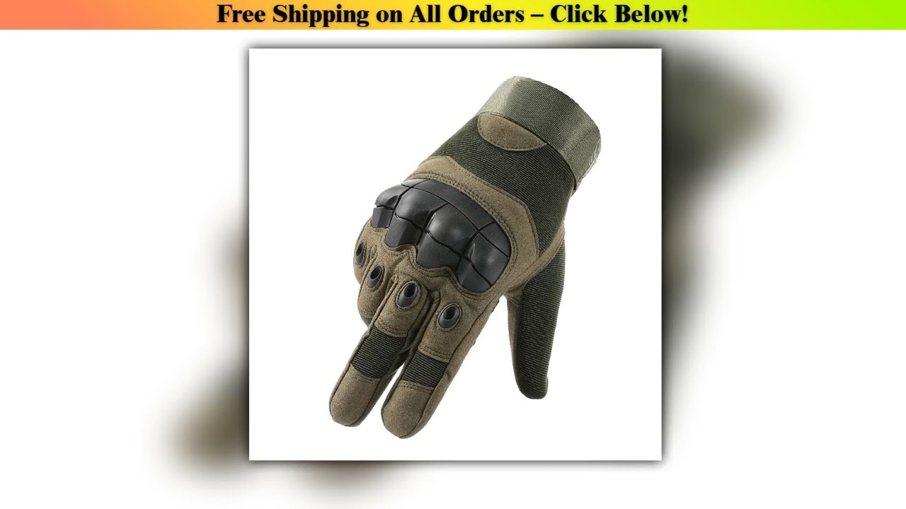 Knuckle Tactical Gloves Touch Screen Paintball Airsoft Hard Knuckle Women Men's Gloves Climbing