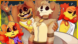 Dogday X Catnaps Four Way Dog Cult Red Smoke Au Poppy Playtime Chapter 4Comic Dub