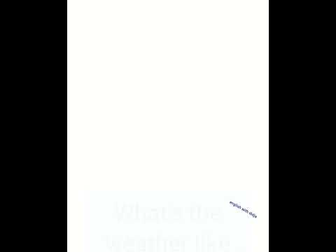    كيف تقول كيف حال الطقس اليوم