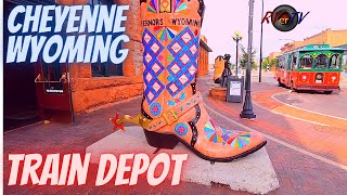 Cheyenne Wyoming State Capital - Train Depot Museum