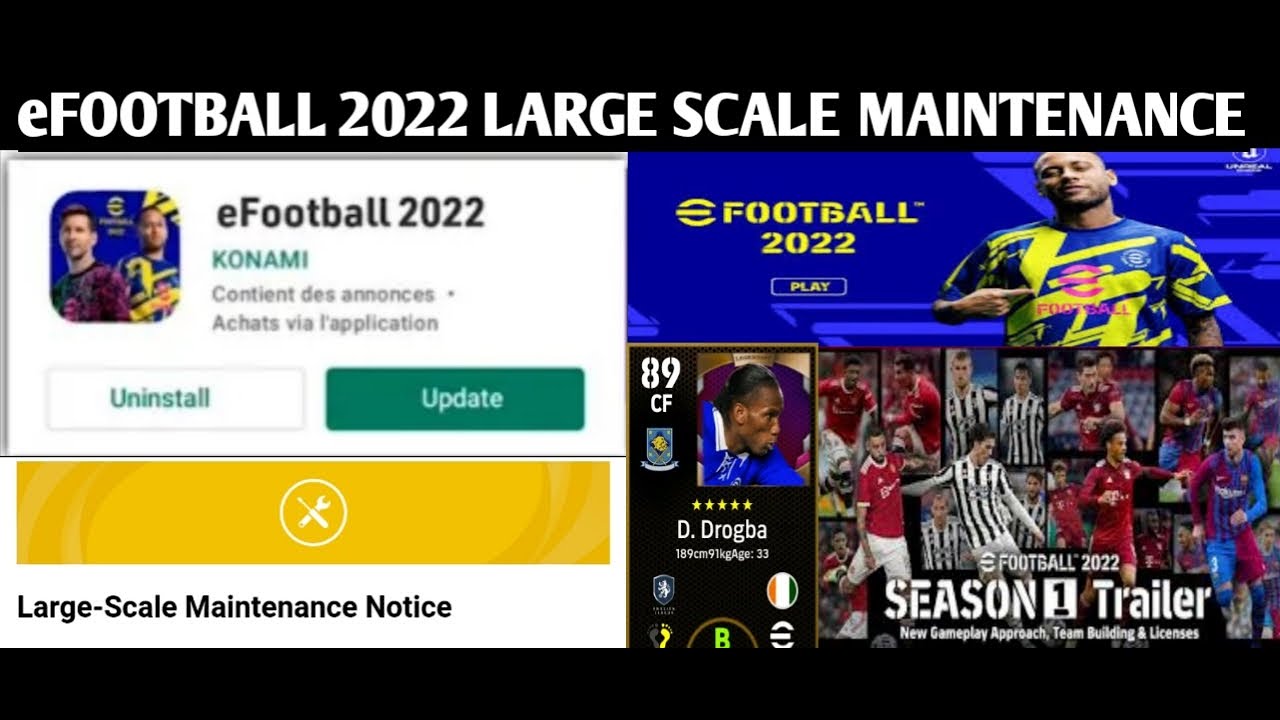 eFOOTBALL 2022 MOBILE | PES LARGE SCALE MAINTENANCE |