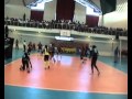 سارة طلعت لاعبة الاهلى فى مباراة السجون الكينى فى الدور قبل النهائى فى بطولة افريقيا للاندية