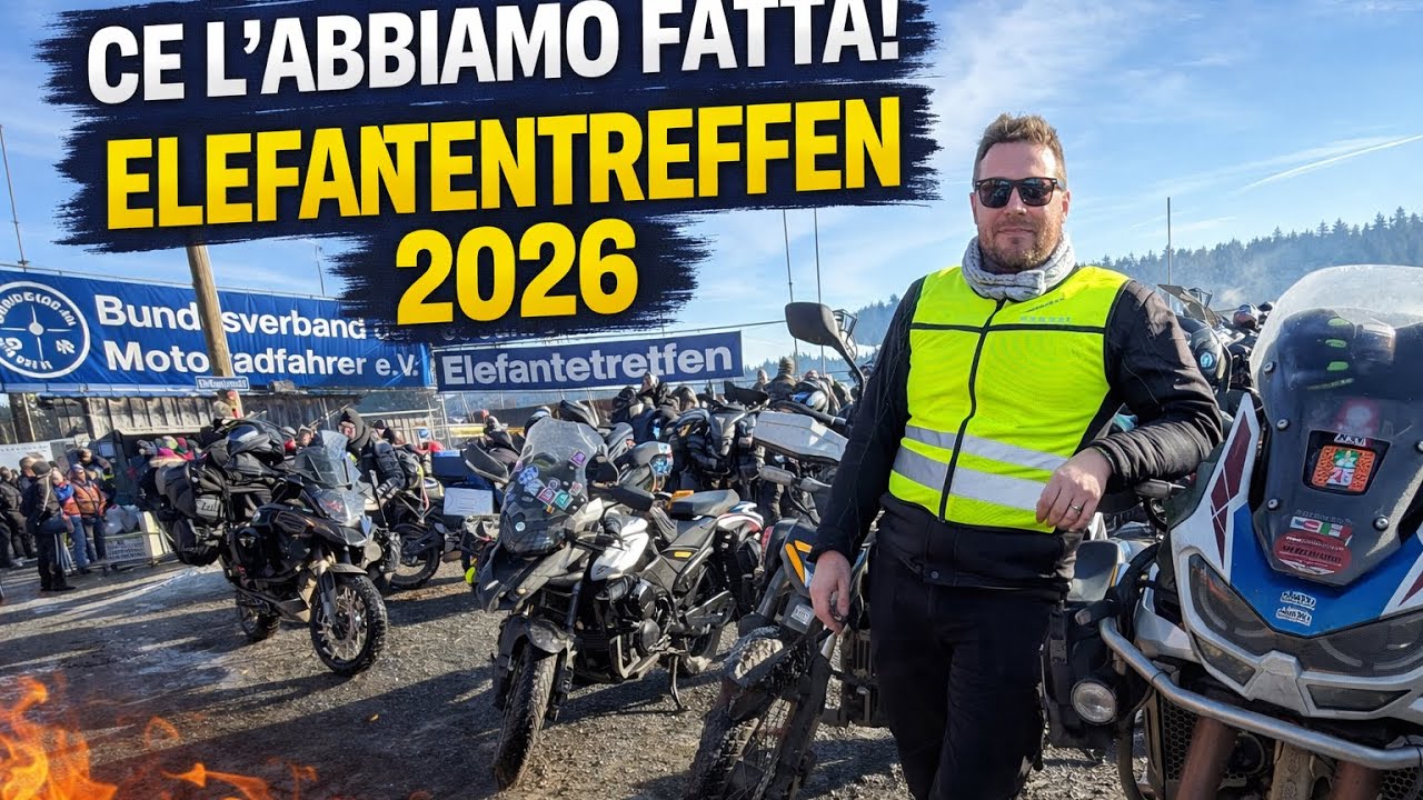 ELEFANTENTREFFEN 2026: La nostra follia in moto nel fango gelato