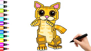 Como Dibujar a Ay Mi Gatito -  Steal a Brainrot ROBLOX