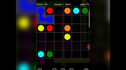 Flow Free Regular pack 6x6 Level 21 to 30 Solved