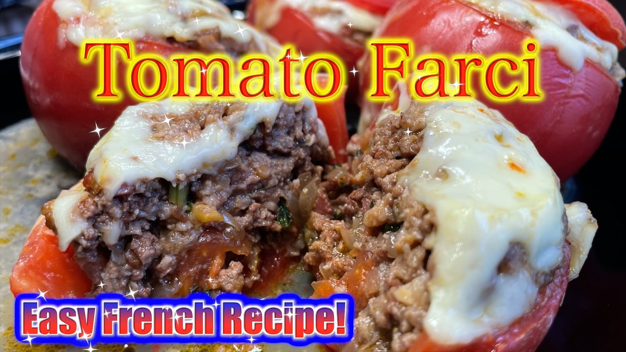 Easy Stuffed Tomatoes with Bacon and Herbs – French Style Tomato Farci! 