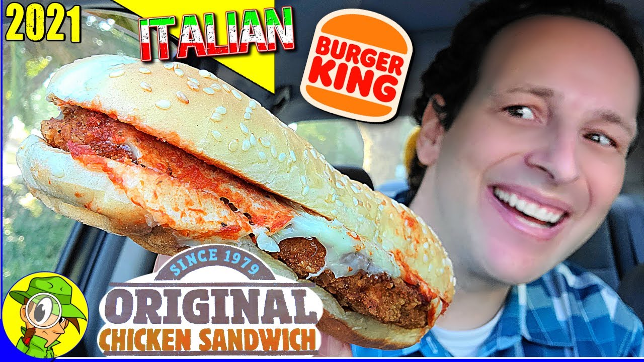 Burger King® 🍔👑 ITALIAN ORIGINAL CHICKEN SANDWICH 2021 Review 🇮🇹💯🐔🥪