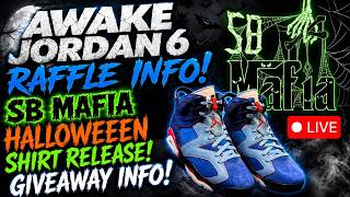 Live Sb Mafia Halloween Shirt And Hoodie Release Yuto Af1 Giveaway Awake Jordan 6 Raffles