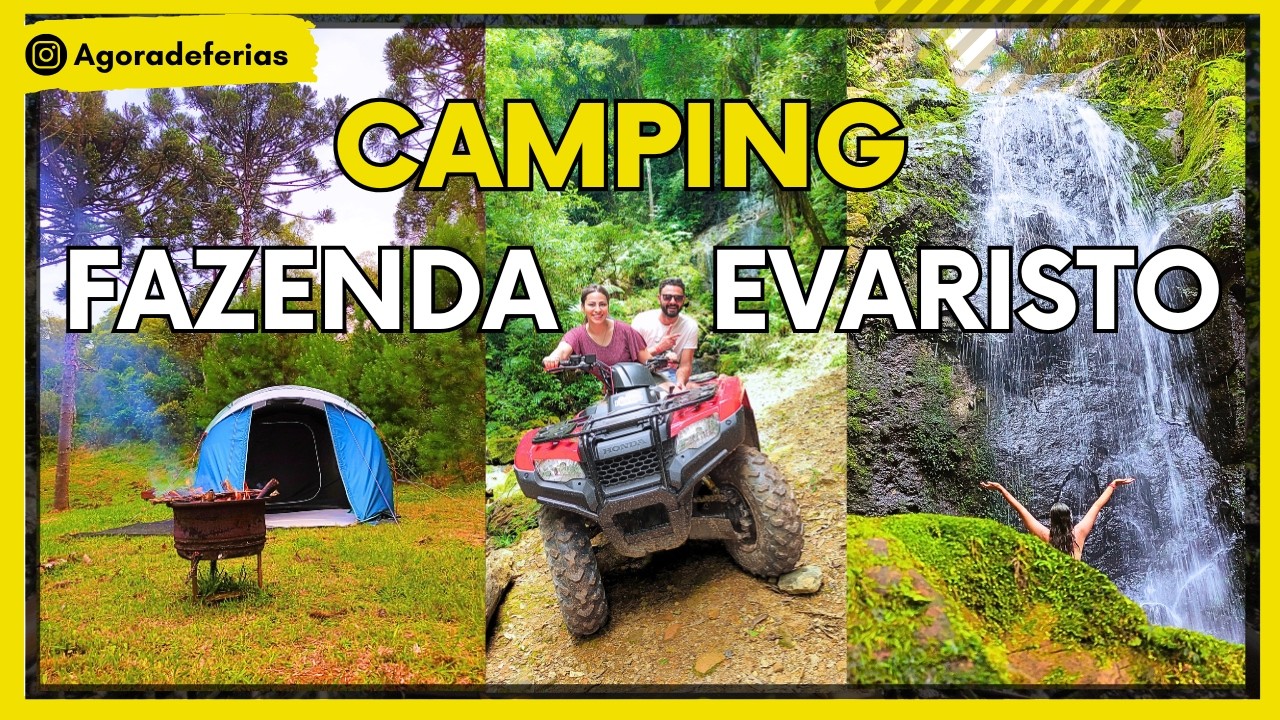 Viajamos de SP até o Maior Camping do Brasil — Valeu a Pena? Fazenda Evaristo – SC