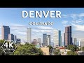 Denver City in Colorado | Denver Drone Footage | 4K UHD