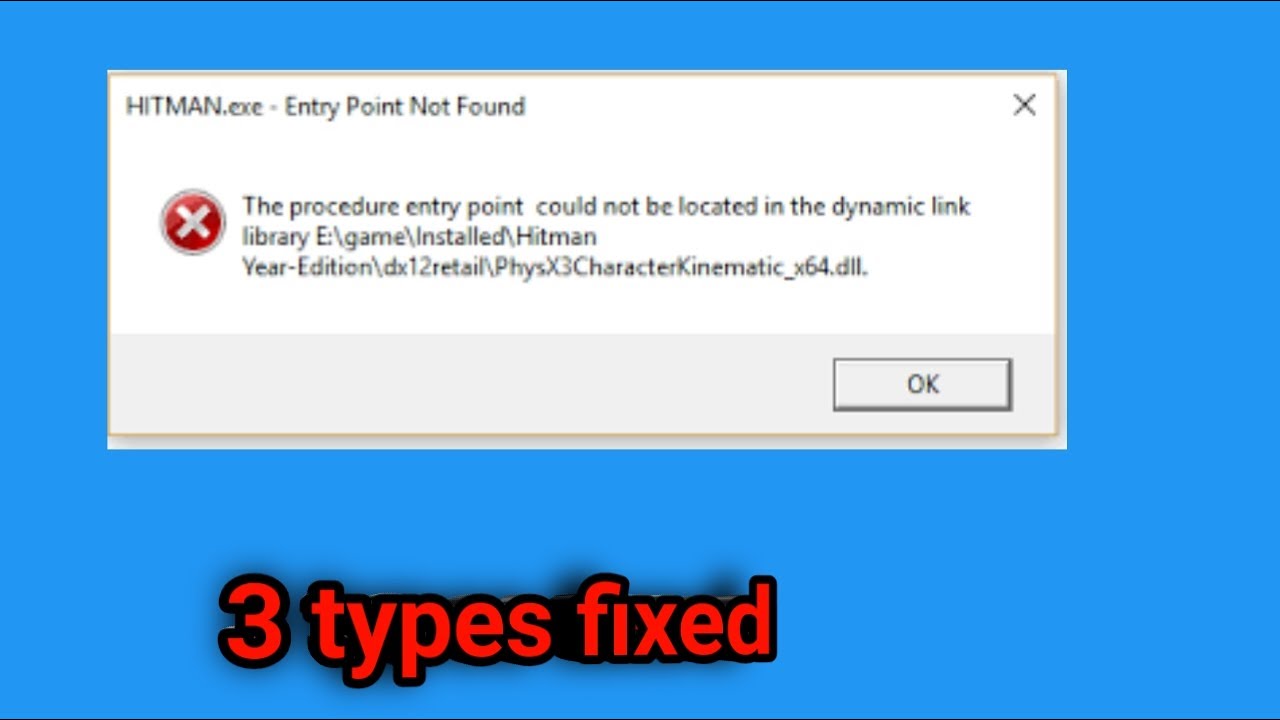 How To Fix: The Procedure Entry Point EventSetInformation Could