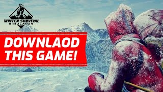 SIMULADOR DE SOBREVIVENCIA REALISTA NO INVERNO! JOGO IRADO! WINTER SURVIVAL  SIMULATOR 