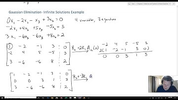 Gaussian Elimination No solution example